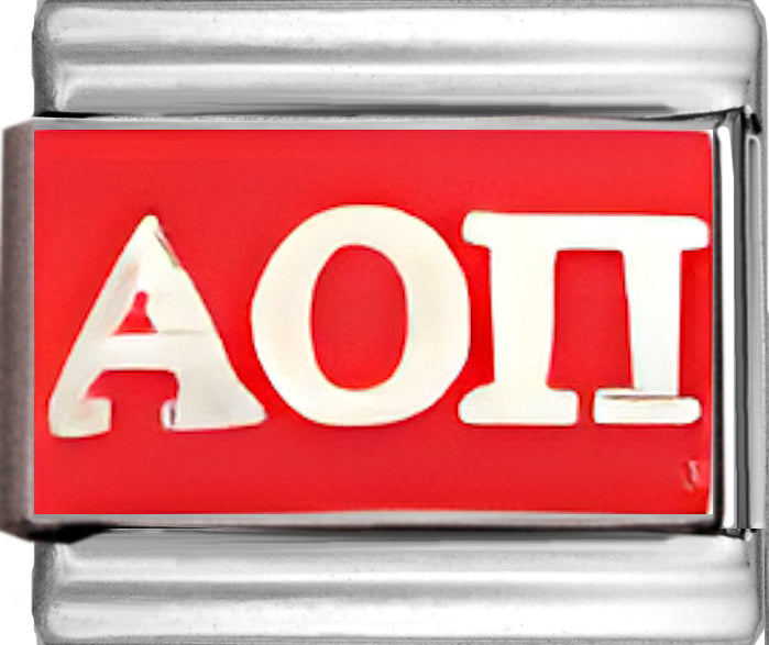 Alpha Omicron Pi Sorority on Red