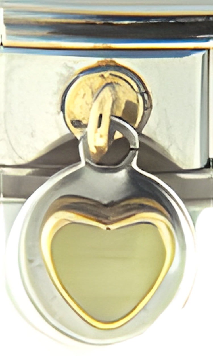 Dangle Yellow Heart Stone