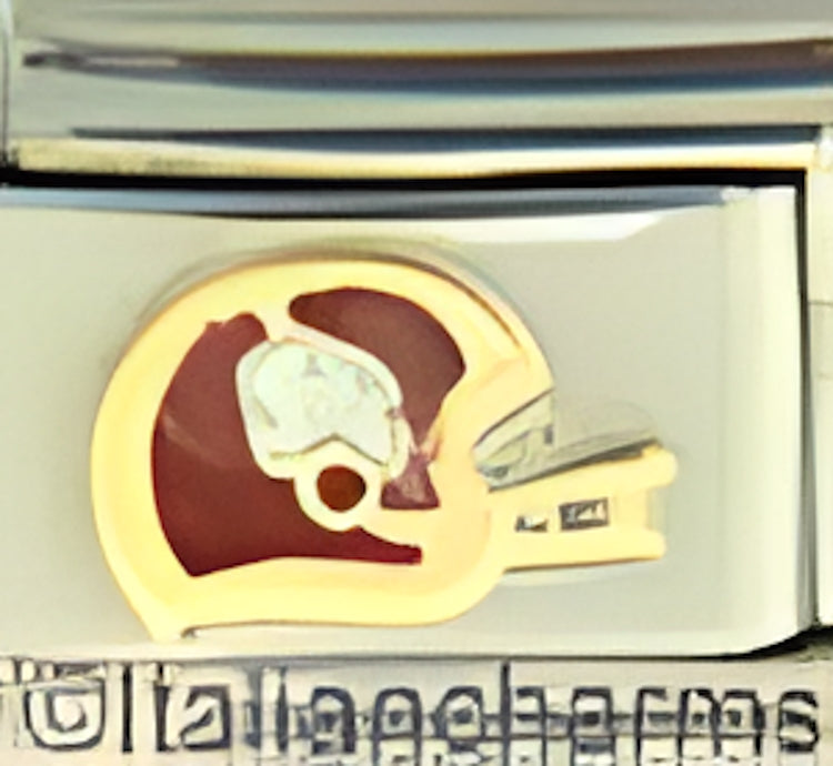 Classic Red Football Helmet