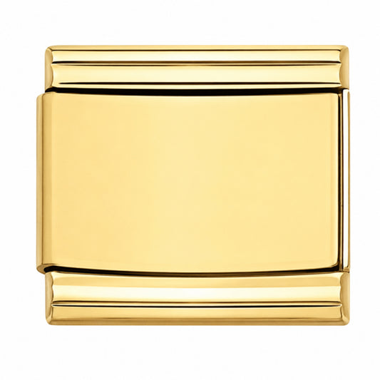 Gold Center and Edges Starter Bracelet - Choose Your Size