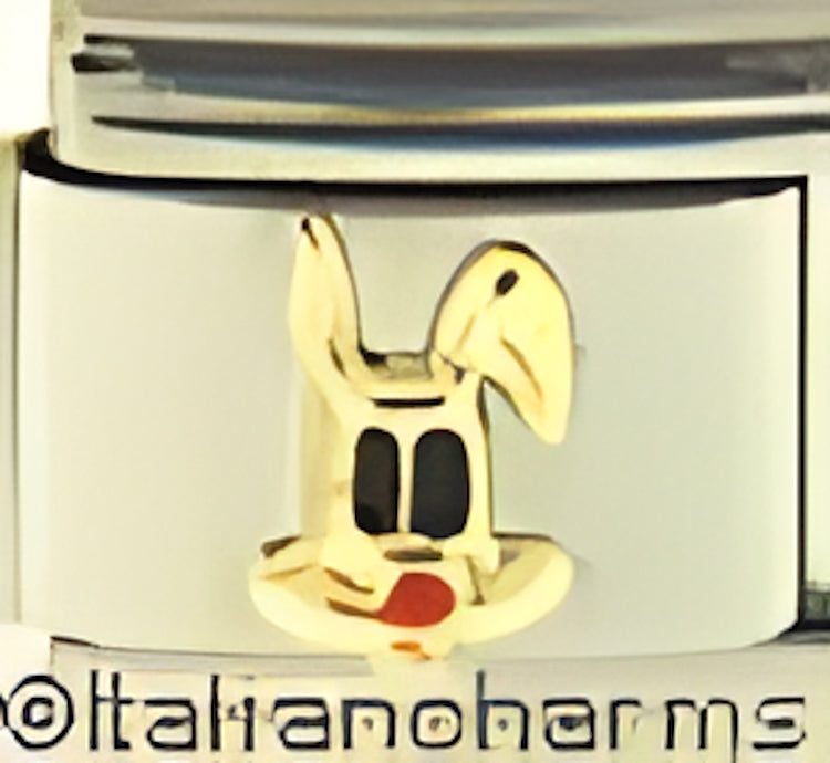 Bunny Face with Red Nose