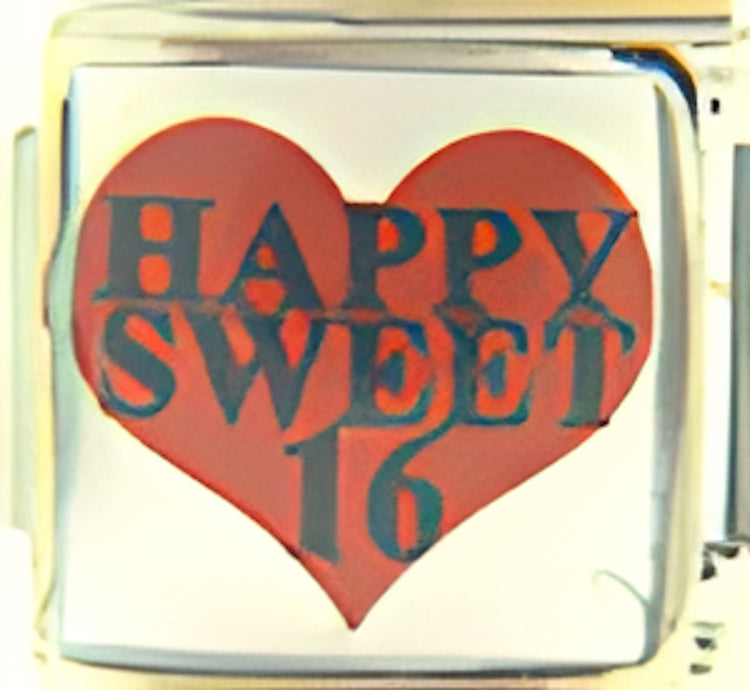 Happy Sweet 16 Photo Charm
