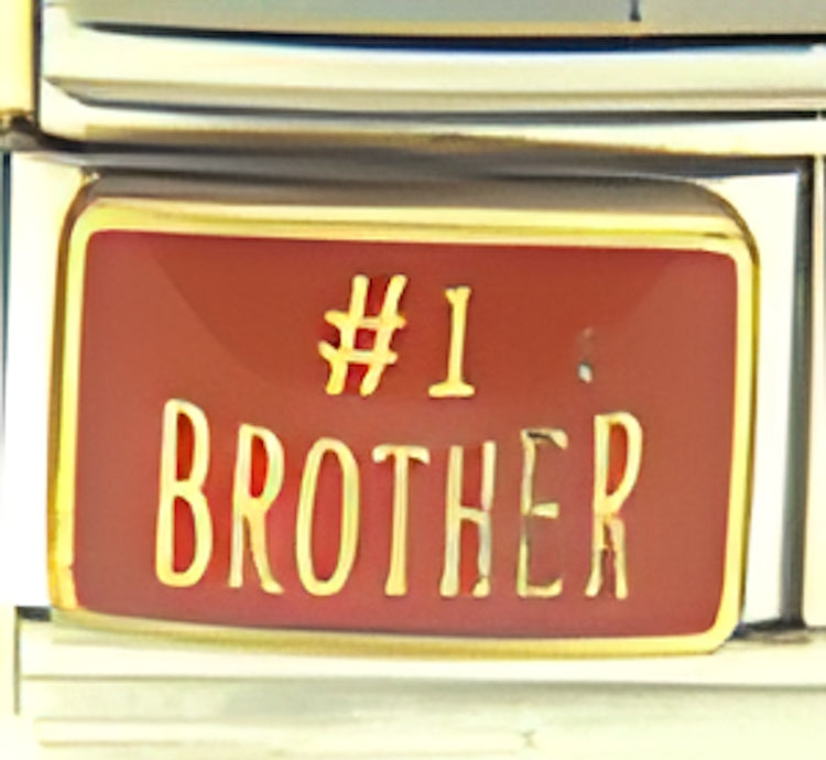 Number 1 Brother on Red