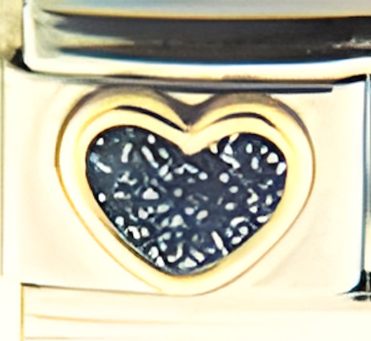 Glitter Blue Heart