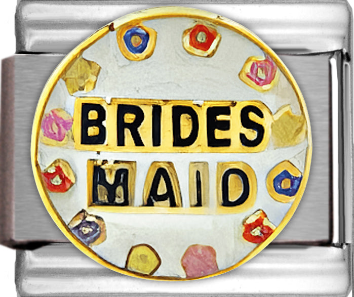 Brides Maid in Circle with Flowers