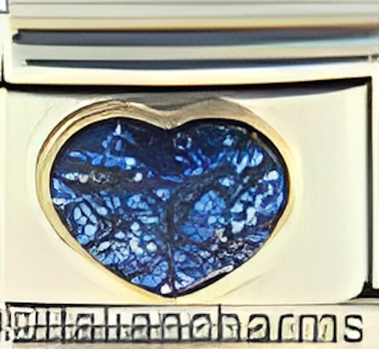 Glitter Big Blue Heart