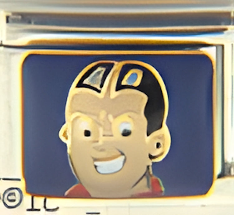 Reggie Face on Blue