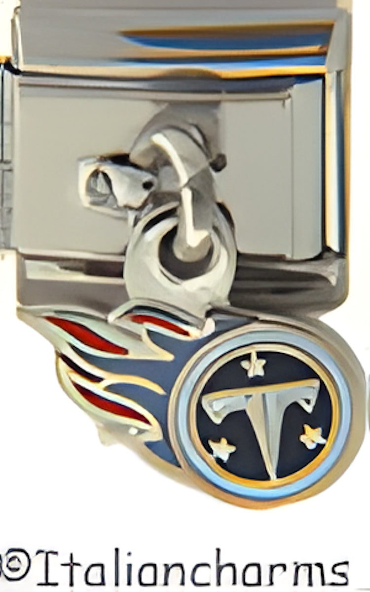 Licensed Football Two Sided Dangle Tennessee Titans