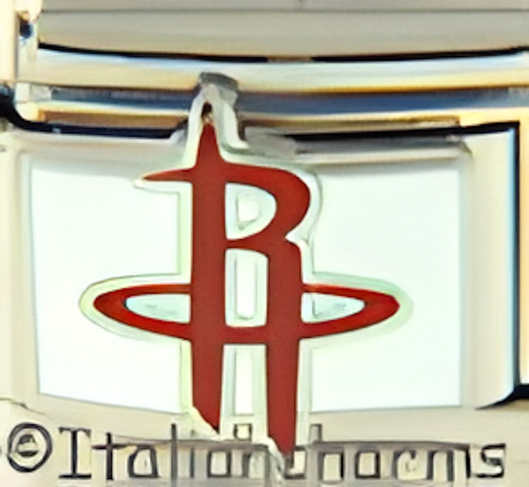 Licensed NBA Basketball Houston Rockets Red Logo on White