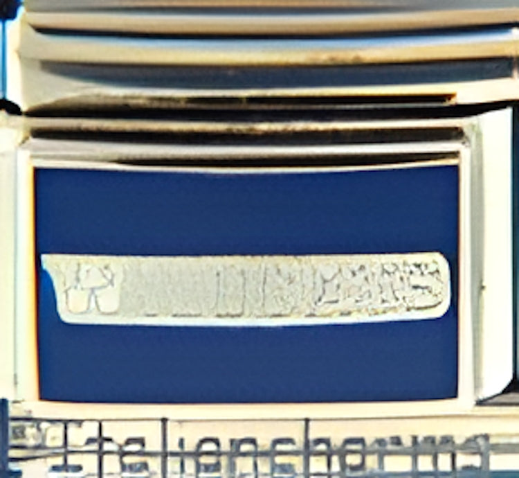Kentucky Wildcats Text on Blue