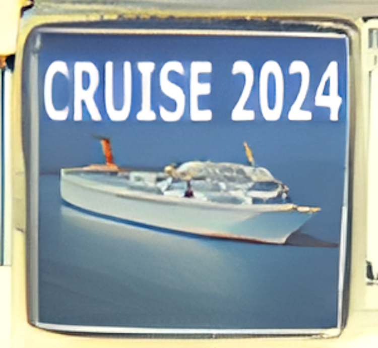 Cruise 2024 with Ship Photo Charm