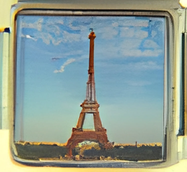 Eiffel Tower Vertical Photo Charm