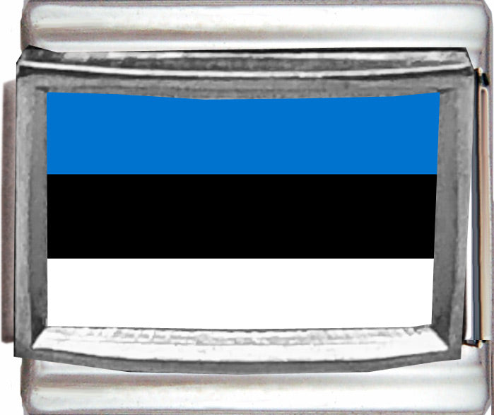 Estonia Flag Photo Charm