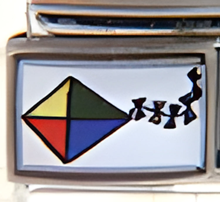 Colorful Kite Photo Charm