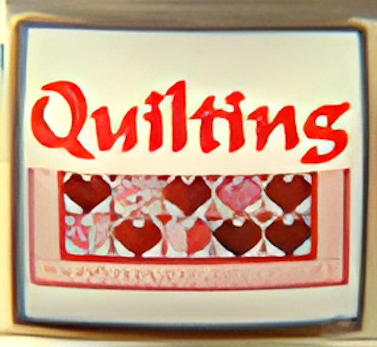 Quilting with Heart Shaped Quilt Squares Photo Charm