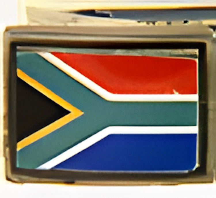 South Africa Flag Photo Charm