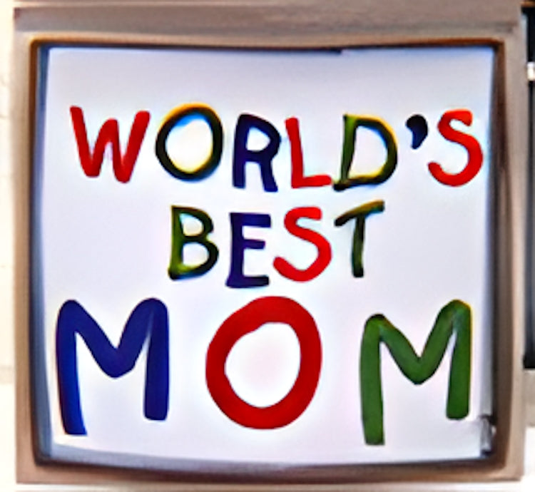 Worlds Best Mom Photo Charm
