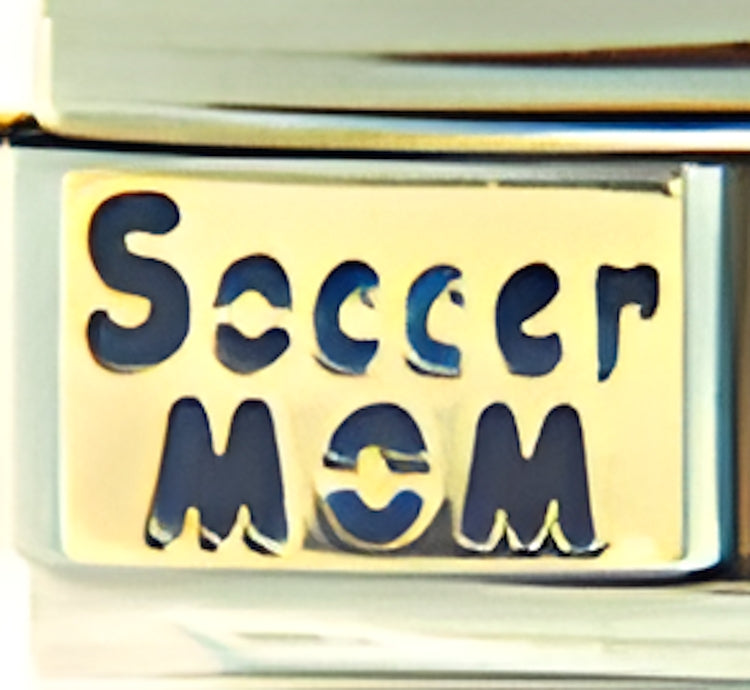 Blue Soccer Mom