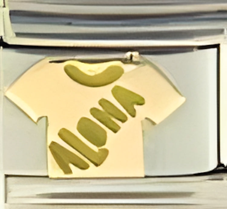 Yellow Aloha t-shirt