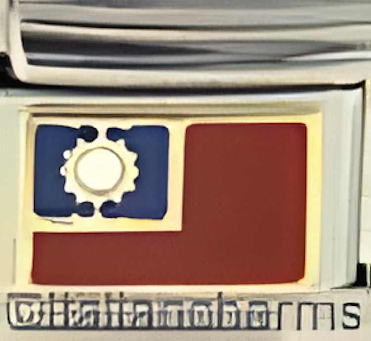 Taiwan Flag Photo Charm