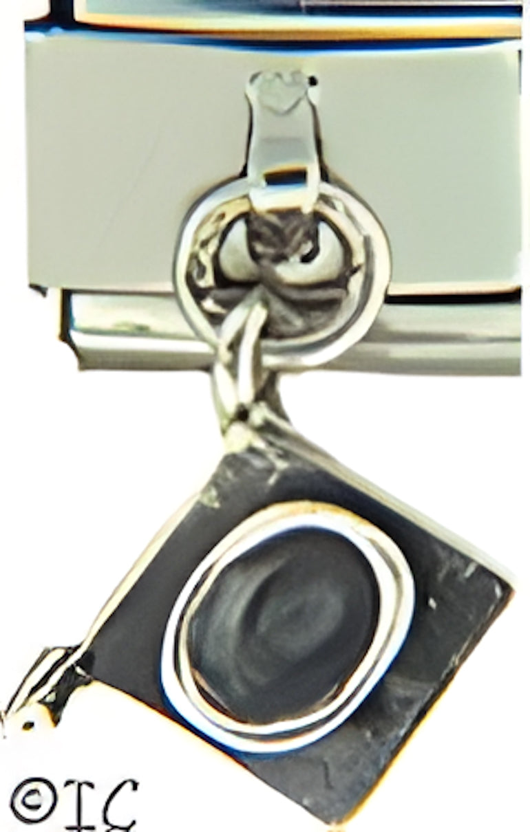 Dangle Sterling Silver Graduation Hat