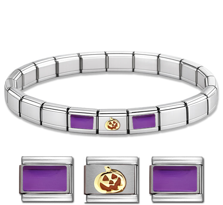 Cool Nights & Pumpkin Lights Starter Set - Includes 15 Base Links and 3 Charms