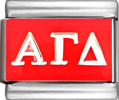 Alpha Gamma Delta Sorority On Red