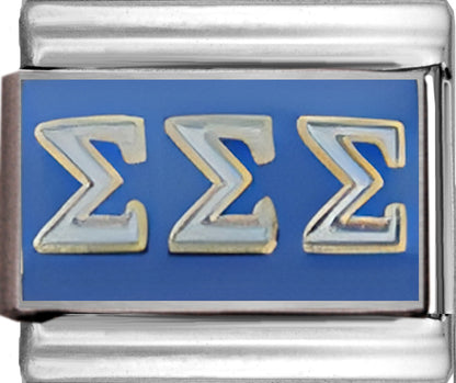 Sigma Sigma Sigma Sorority on Blue