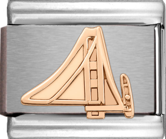 San Francisco Golden Gate Bridge Rose Gold