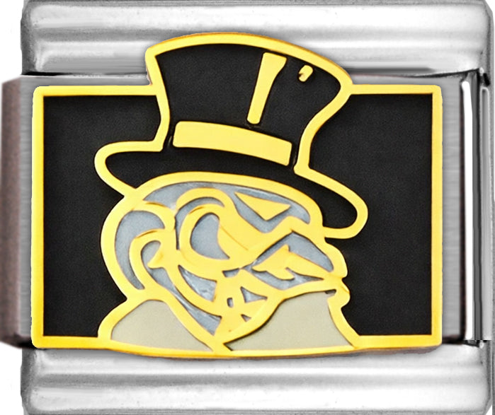 Wake Forest Demon Deacon on Black College Charm