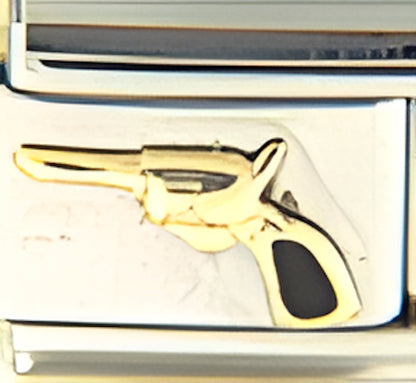Gun with Black Handle
