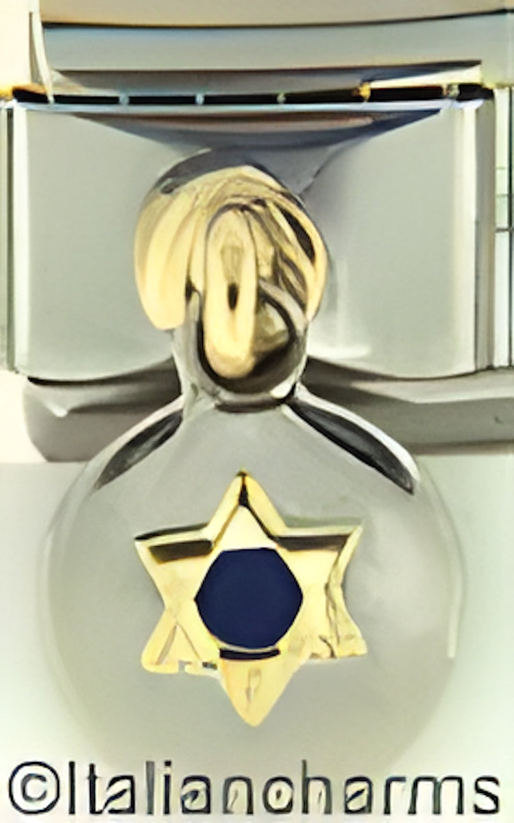 Blue Star of David Dangle