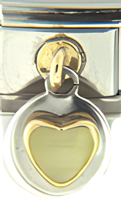 Dangle Yellow Heart Stone