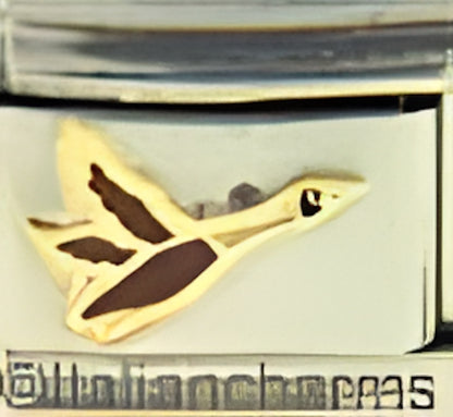 Flying Brown Goose