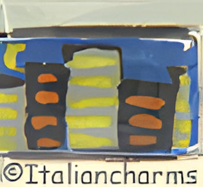 Italian Hand Painted City Skyline