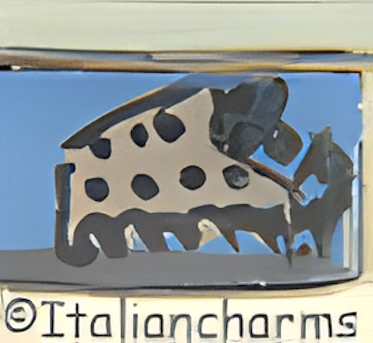 Italian Hand Painted Roma Colosseum on Blue