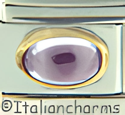 Purple Oval Stone