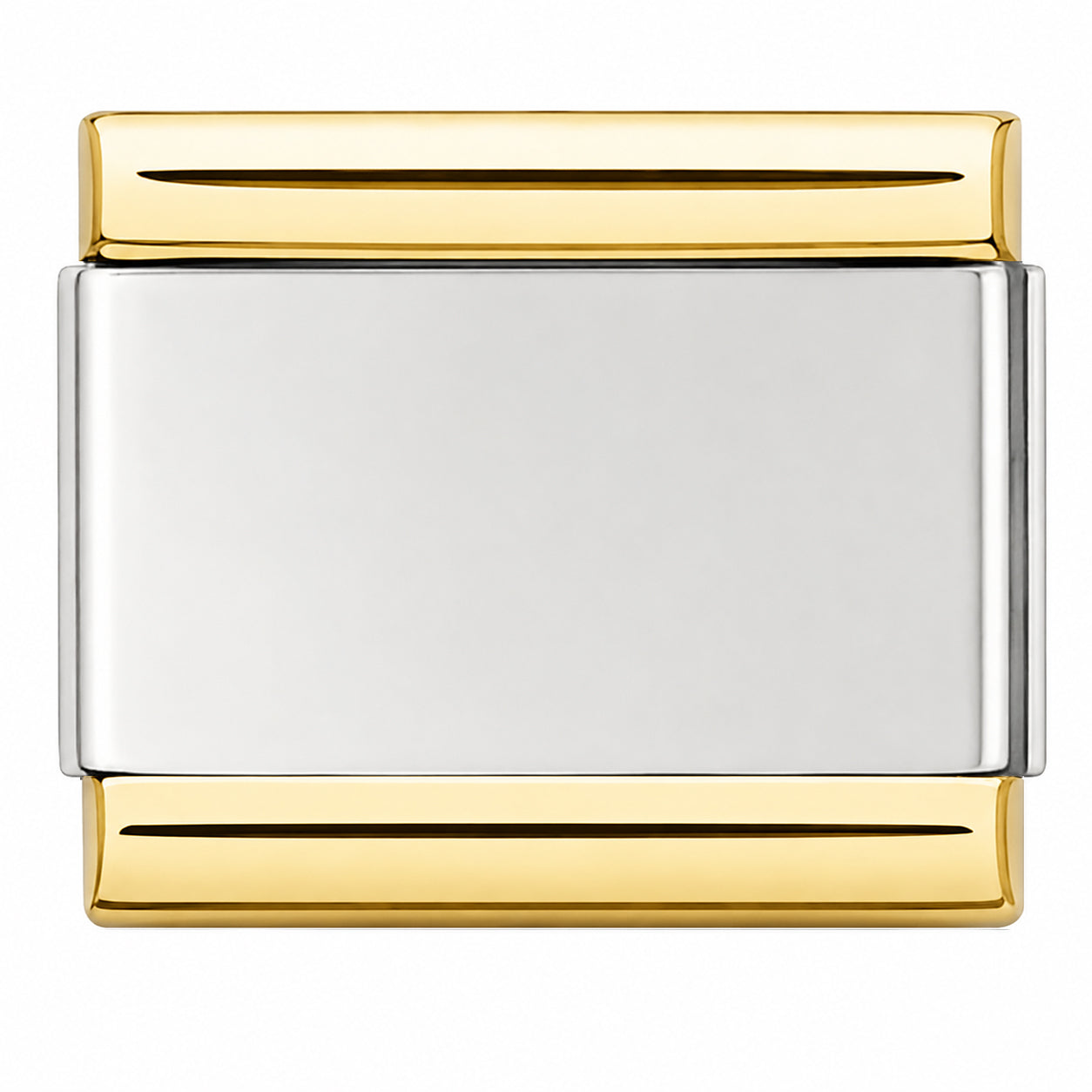 Gold Edge Shiny Base Bracelet Link