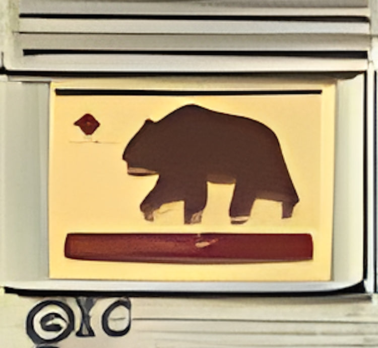 California flag w o green