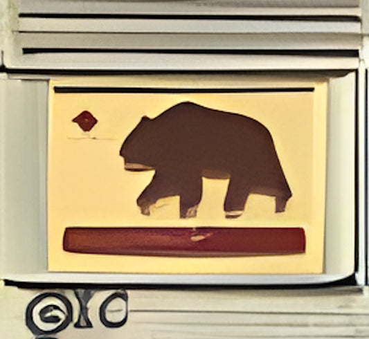 California flag w o green