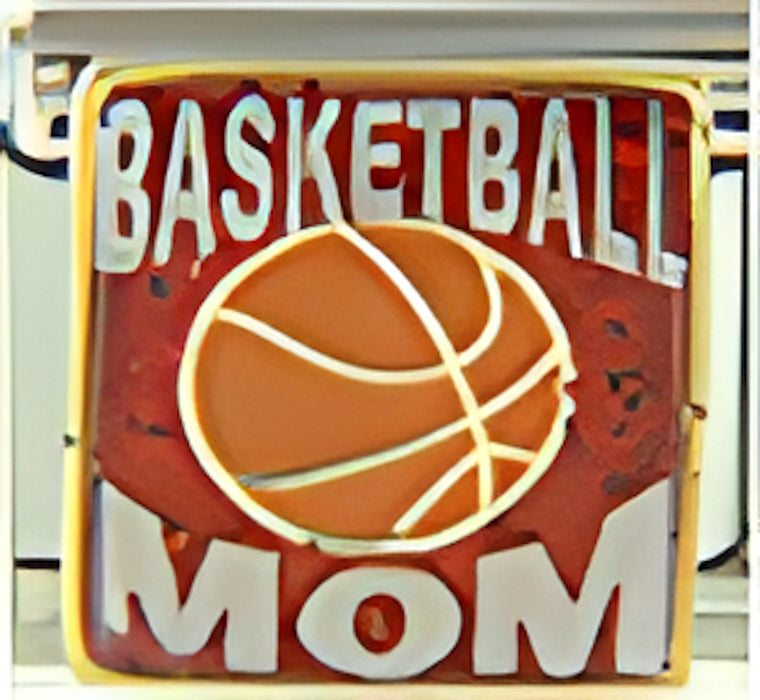 Basketball Mom on Sparkle Red