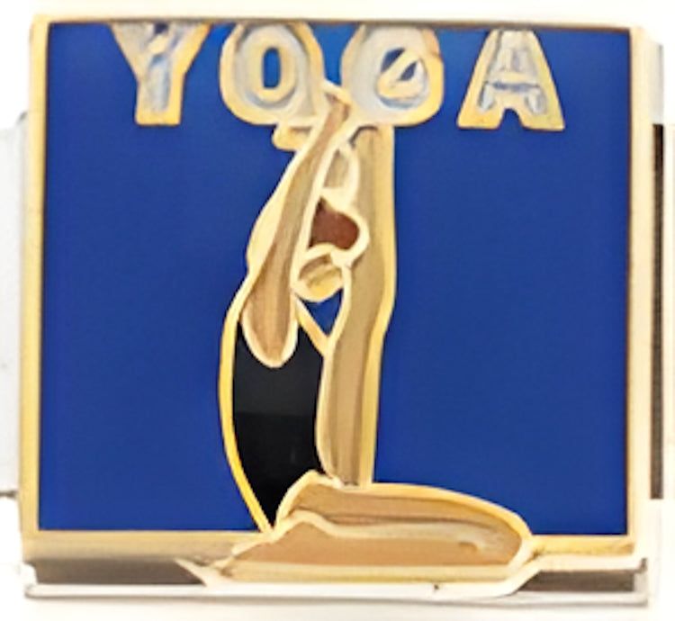 Yoga on Blue