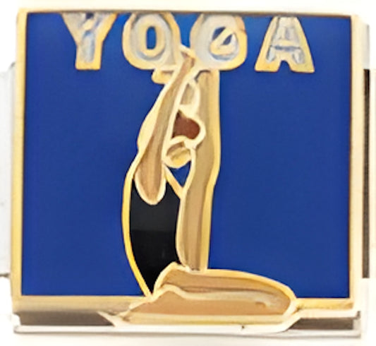 Yoga on Blue