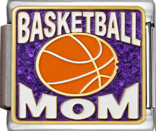 Basketball Mom on Sparkle Purple