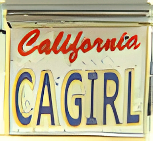 CA GIRL on Glitter White