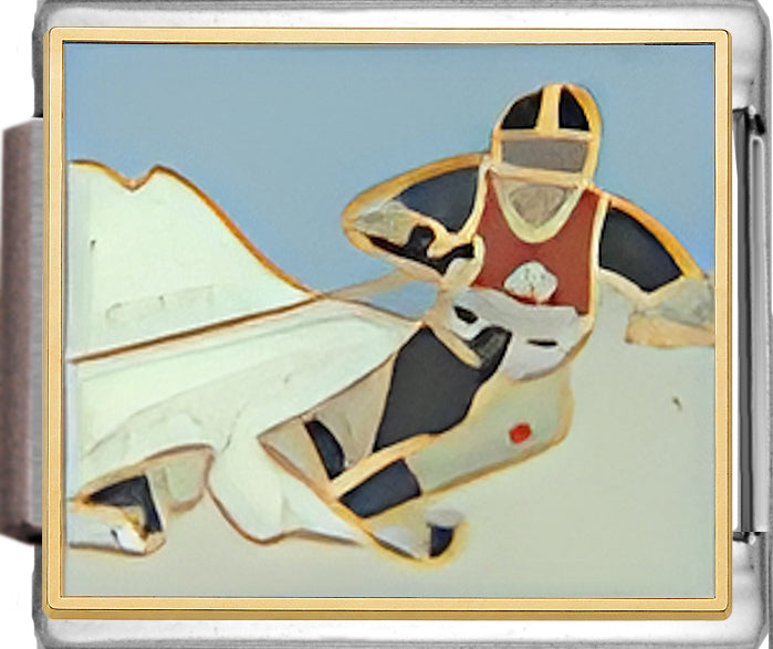 Downhill Skier in the Snow
