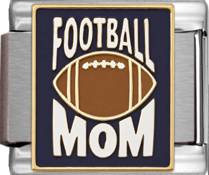 Football Mom on Purple