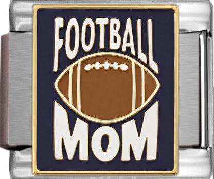 Football Mom on Purple