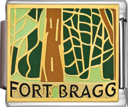 Fort Bragg California with Woods Scene