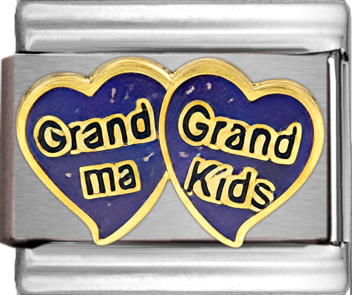 Grandma Grandkids on Purple Hearts